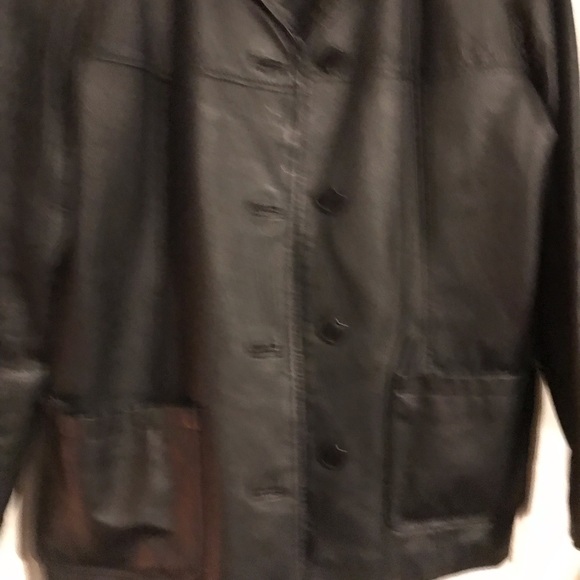 Vtg. G 111 genuine black leather jacket, size MM - Picture 13 of 17